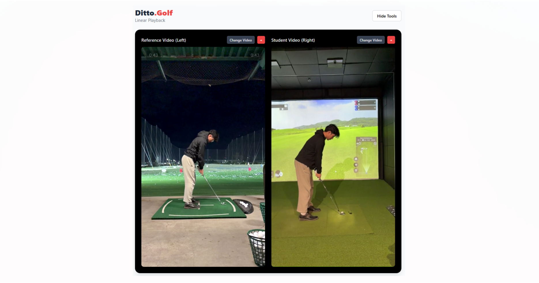 Ditto Golf - Swing Analysis Tool